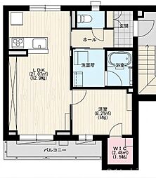 志木テラス 1LDKの間取図画像