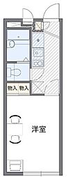 レオパレス横浜北 1Kの間取図画像