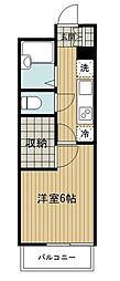 レオパレスForyou 1Kの間取図画像
