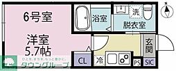 パークメゾン鷺沼 1Kの間取図画像
