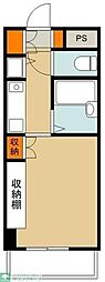 T'sgarden都筑ふれあいの丘 ワンルームの間取図画像