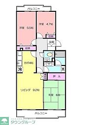 メイプルヒル藤が丘 3LDKの間取図画像