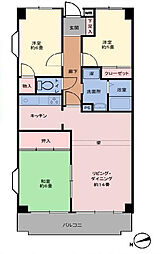 間取図画像 3LDK