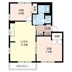 物件の間取り