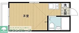 サニーパレス志木 ワンルームの間取図画像