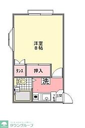 ハイムバルコ 1Kの間取図画像