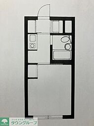 TOP新狭山第2 1Kの間取図画像