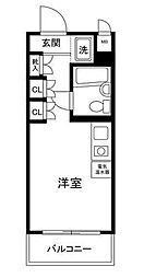 アーク狭山No.1 ワンルームの間取図画像