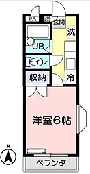 アーベイン元宿台 1Kの間取図画像
