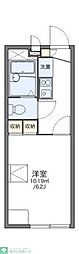 レオパレス城 1Kの間取図画像