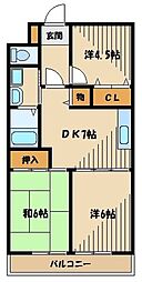 ハイムエンゼル 3DKの間取図画像