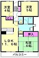 ファイネスト3階10.8万円