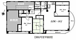 リエス川越南古谷 3LDKの間取図画像