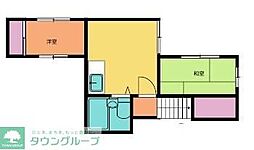 コーポ・エコー 2Kの間取図画像