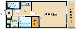 シエロ・ベージョ 1Kの間取図画像
