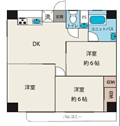 間取図画像 3DK