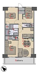 ソフィア春日部 3LDKの間取図画像