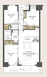 間取図画像 3LDK