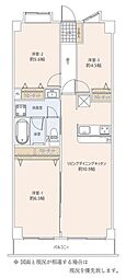 草加松原プリンスハイツ 3LDKの間取図画像