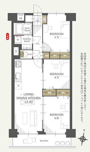 間取りを拡大表示