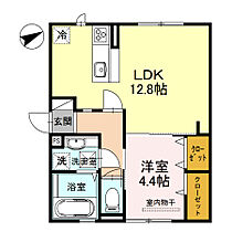 ゾナディウエスト  ｜ 大阪府堺市堺区三宝町3丁（賃貸アパート1LDK・1階・43.60㎡） その2