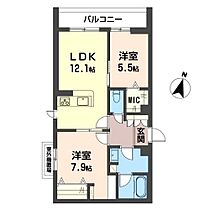 Shamaison堺三国ヶ丘 203 ｜ 大阪府堺市北区百舌鳥梅北町3丁113-1（賃貸マンション2LDK・2階・60.25㎡） その2