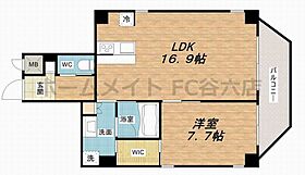 B-PROUD天満橋  ｜ 大阪府大阪市中央区船越町2丁目24-1（賃貸マンション1LDK・11階・56.15㎡） その2