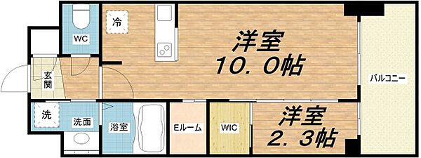 セレニテ本町東リアン ｜大阪府大阪市中央区博労町1丁目(賃貸マンション1LDK・3階・33.98㎡)の写真 その2