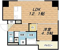 灯-AKARI-  ｜ 大阪府大阪市西区川口1丁目1-11（賃貸マンション1LDK・4階・38.44㎡） その2