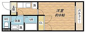 ヒズ・イマージュ北浜  ｜ 大阪府大阪市中央区高麗橋1丁目（賃貸マンション1K・5階・27.00㎡） その2