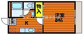 宮原マンション小溝A棟  ｜ 岡山県倉敷市中島（賃貸アパート1K・2階・27.08㎡） その2