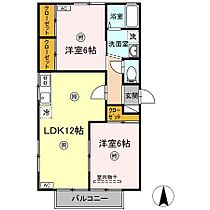 楠小路　C棟 201 ｜ 岡山県総社市中央3丁目7-105（賃貸アパート2LDK・2階・55.58㎡） その2