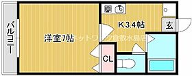 中祥マンションＤ 202 ｜ 岡山県倉敷市中庄1101-15（賃貸アパート1K・2階・24.55㎡） その2