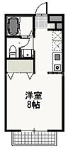 岡山県岡山市北区花尻みどり町11-110（賃貸アパート1K・2階・26.49㎡） その2