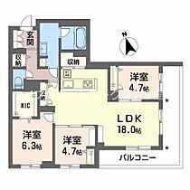 ＨＡＫＵＡ（ＢＥＬＳ認証・ＺＥＨ） 101 ｜ 岡山県倉敷市西阿知町西原803-1（賃貸マンション3LDK・1階・84.43㎡） その2