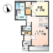 仮）ロココモダン片島 105 ｜ 岡山県倉敷市片島町（賃貸アパート1LDK・1階・42.74㎡） その2