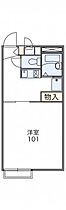 岡山県岡山市北区平田27-1（賃貸アパート1K・2階・26.49㎡） その2