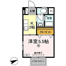 セジュールアレイB 110 ｜ 岡山県倉敷市茶屋町393-8（賃貸アパート1K・1階・24.80㎡） その2