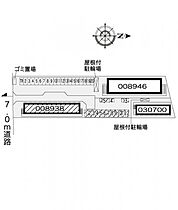 レオパレスエスポワール戸板 202 ｜ 岡山県倉敷市中庄2207-4（賃貸アパート1K・2階・22.86㎡） その3