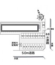 レオパレスウイング新福 108 ｜ 岡山県岡山市南区新福1丁目14-13（賃貸アパート1K・1階・20.28㎡） その3