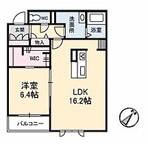 アントゥール　Ａ棟 302 ｜ 岡山県倉敷市西阿知町963-2（賃貸マンション1LDK・3階・55.57㎡） その2