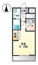 シェルル  ｜ 岡山県岡山市北区平田（賃貸アパート1K・2階・30.00㎡） その2