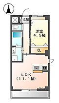 ディアコート下伊福  ｜ 岡山県岡山市北区下伊福2丁目（賃貸マンション1LDK・4階・40.50㎡） その2