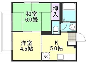 るーらんB棟 101 ｜ 岡山県倉敷市粒江2170（賃貸アパート2K・1階・33.69㎡） その2