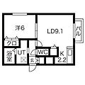 フライングヒル平岸4階6.2万円