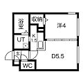 パルミラ3階5.2万円