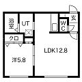 バーニーズクレール2階5.7万円