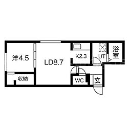 ラフィナート南平岸 1階
