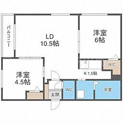 ヴィラ平岸・涼 3階