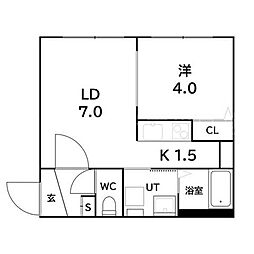 ラフィーネ澄川III 4階